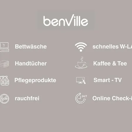 Benville - Ruhige Lage & Tiefgarage - Balkon - Wlan - Zentral Gelegen 아파트 *